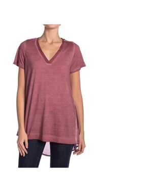Dantelle Mixed Media Short Sleeve Tee